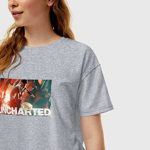 Женские футболки оверсайз Uncharted