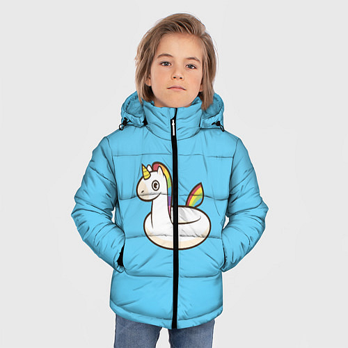 Детские куртки с капюшоном с единорогами