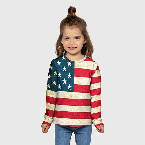 Американские детские футболки с рукавом