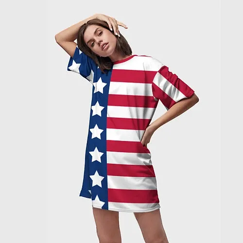 Американские женские 3d-футболки