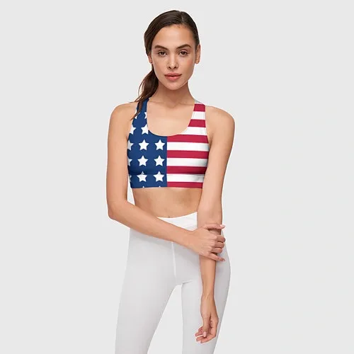 Американские женские укороченные футболки