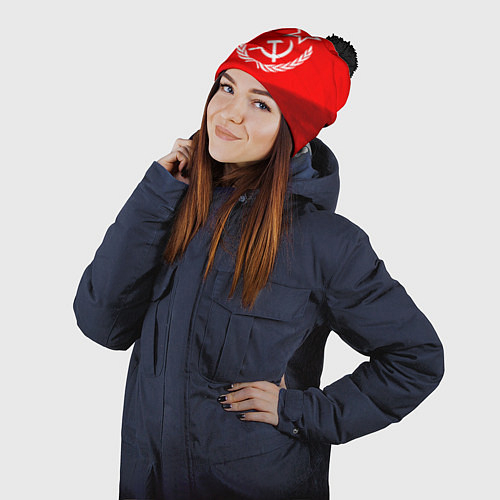 Зимние шапки с символикой СССР