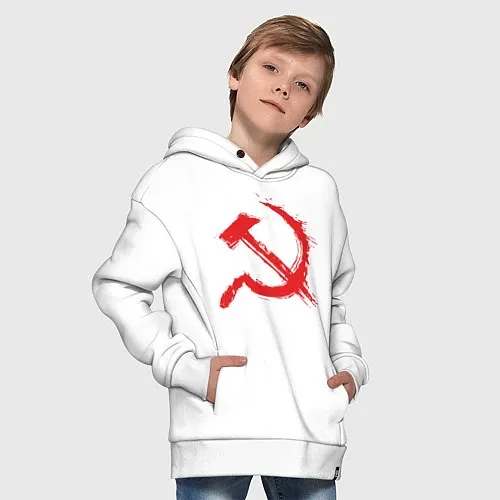 Детские толстовки оверсайз с символикой СССР