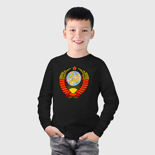 Детские футболки с рукавом с символикой СССР