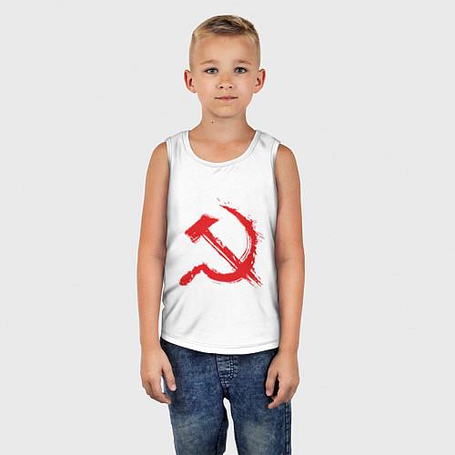 Детские майки-безрукавки с символикой СССР