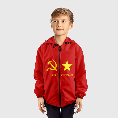 Детские ветровки с символикой СССР