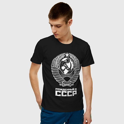 Мужские хлопковые футболки с символикой СССР