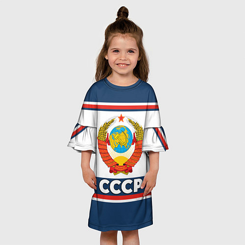 Платья укороченные с символикой СССР