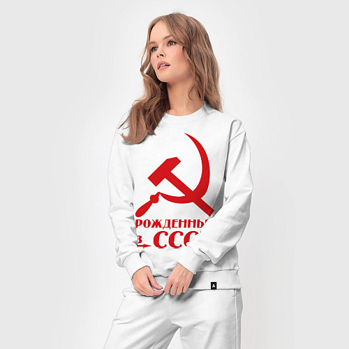 Женские хлопковые костюмы с символикой СССР