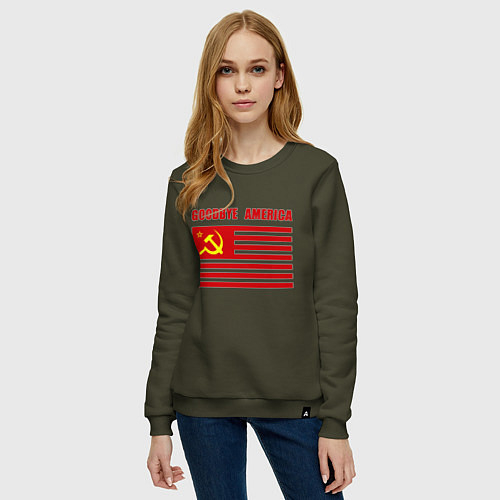Женские свитшоты с символикой СССР