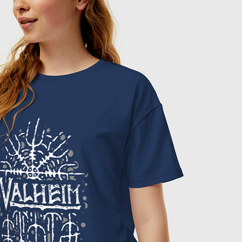 Женские хлопковые футболки Valheim