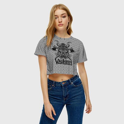 Женские укороченные футболки Valheim