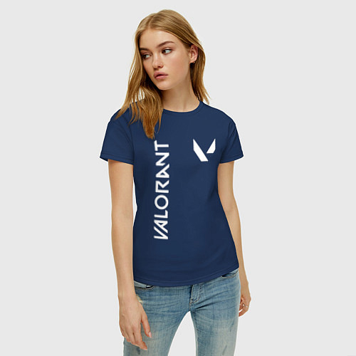 Женские хлопковые футболки Valorant