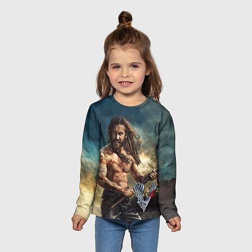 Детские футболки с рукавом Викинги