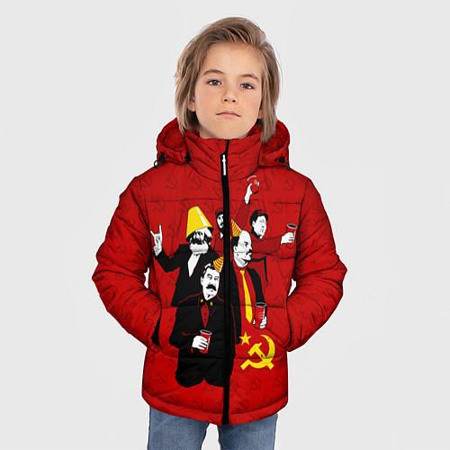 Детские куртки с капюшоном Владимир Ленин