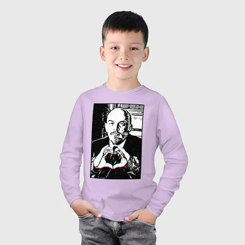 Детские лонгсливы Владимир Ленин