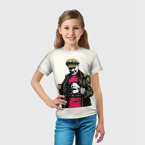 Детские 3D-футболки Владимир Ленин