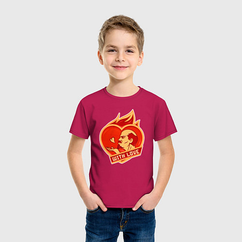 Детские хлопковые футболки Владимир Ленин