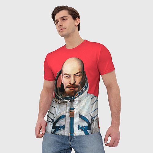 Мужские 3D-футболки Владимир Ленин