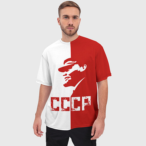 Мужские футболки оверсайз Владимир Ленин