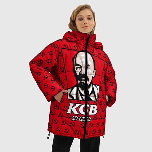Женские куртки с капюшоном Владимир Ленин