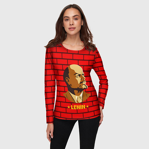 Женские 3D-лонгсливы Владимир Ленин