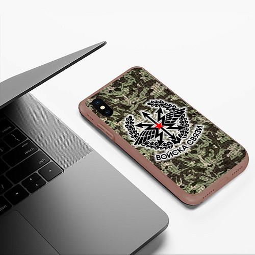 Чехлы для iPhone XS Max войск связи