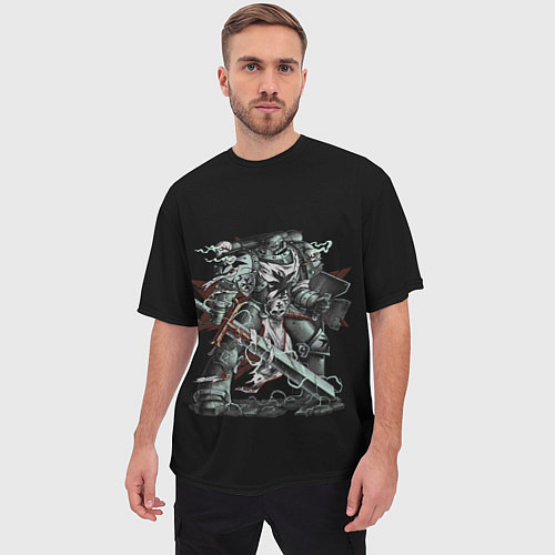 Мужские футболки оверсайз Warhammer 40000