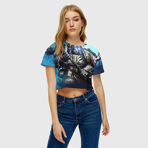 Женские укороченные футболки Warhammer 40000