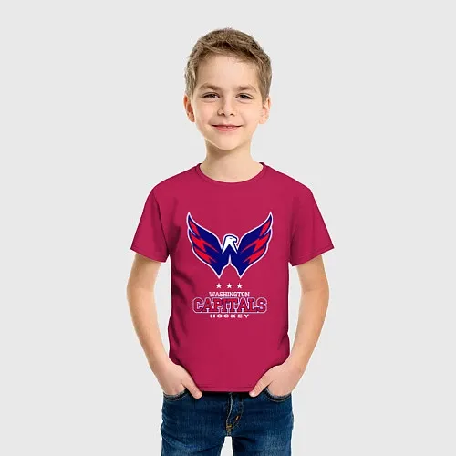 Детские хлопковые футболки Вашингтон Кэпиталз