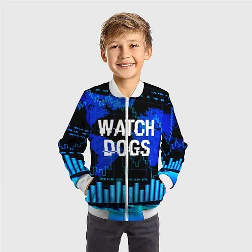 Детские куртки-бомберы Watch Dogs