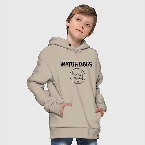 Детские толстовки оверсайз Watch Dogs