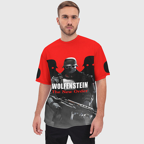 Мужские футболки оверсайз Wolfenstein
