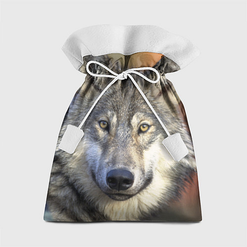 Мешки подарочные с волками