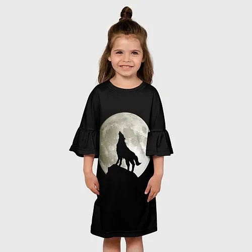 Детские Платья с волками
