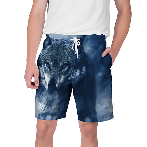Мужские шорты с волками