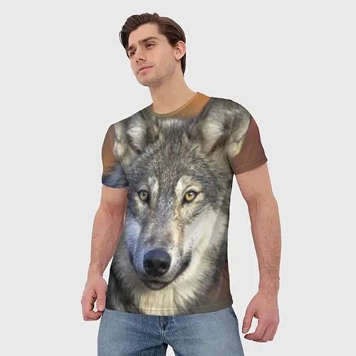 Мужские футболки с волками