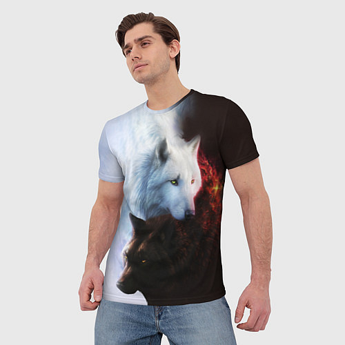 Мужские футболки с волками