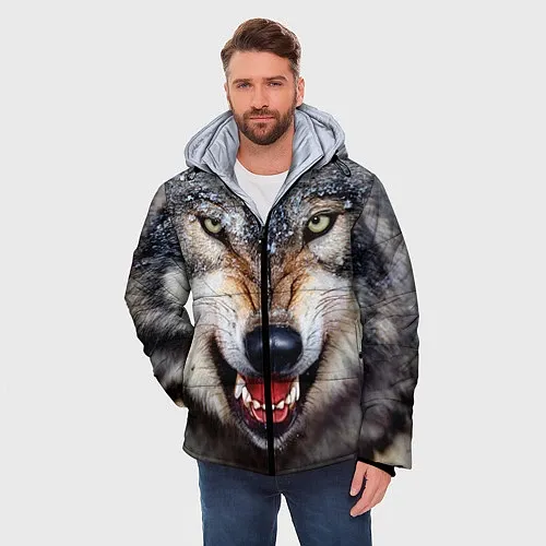 Куртки с капюшоном с волками
