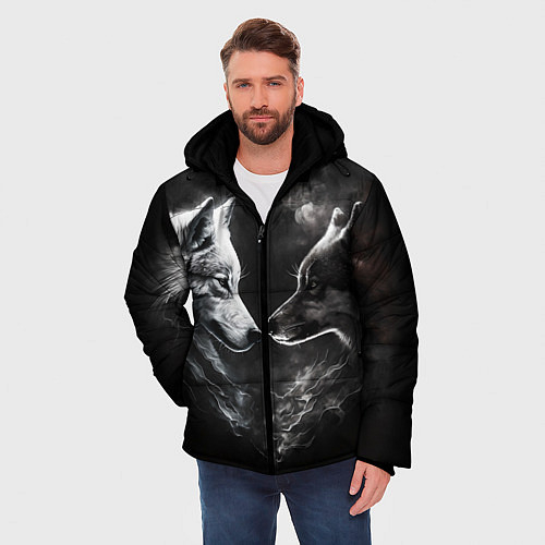 Куртки с капюшоном с волками