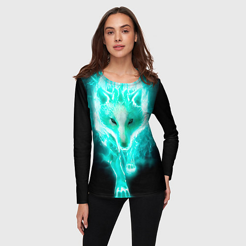 Женские футболки с рукавом с волками