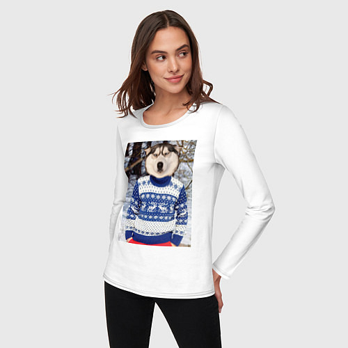 Женские футболки с рукавом с волками