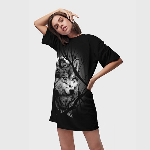 Женские футболки с волками