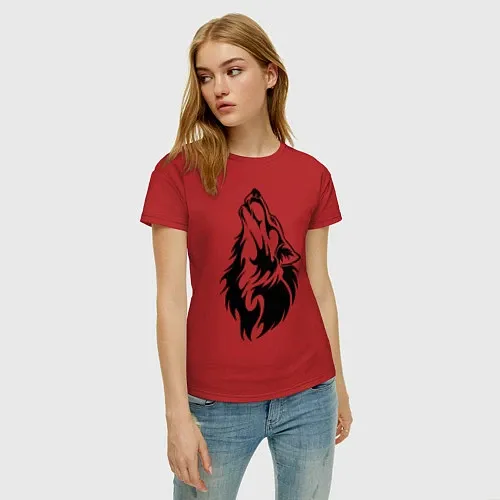 Женские футболки с волками