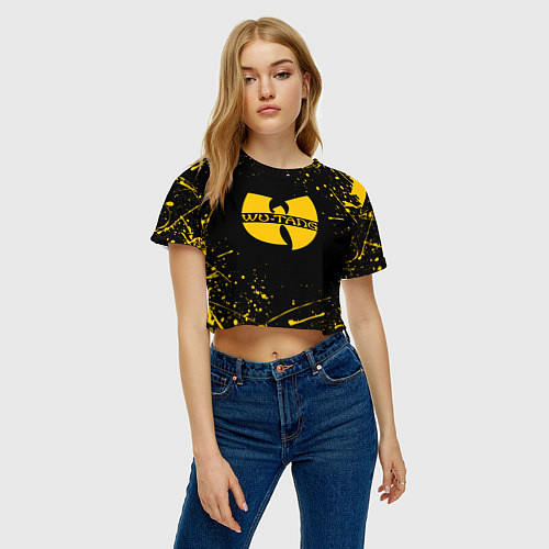 Женские укороченные футболки Wu-Tang Clan