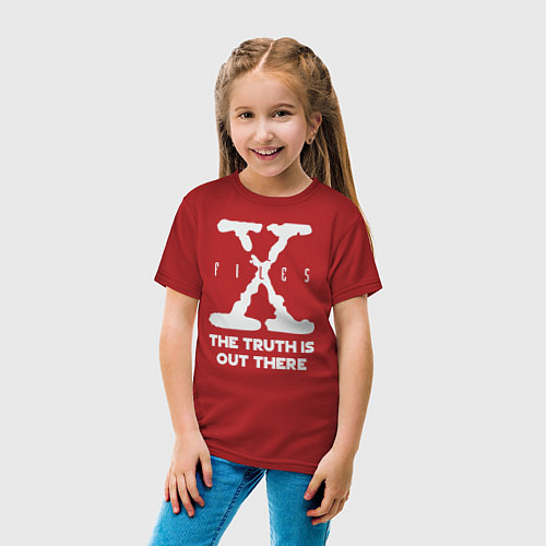 Детские хлопковые футболки Секретные материалы