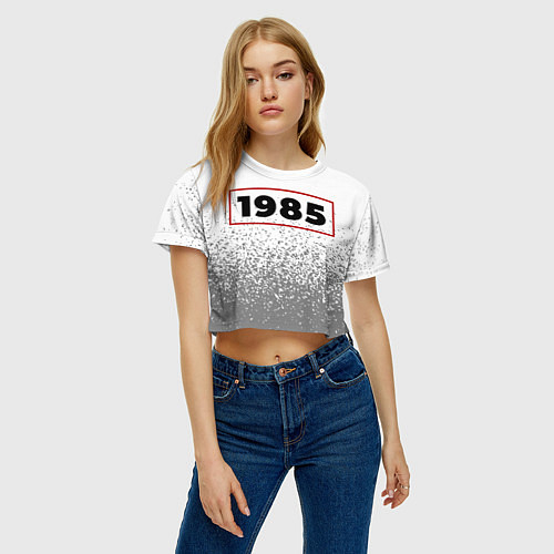 Женские укороченные футболки с годами рождения