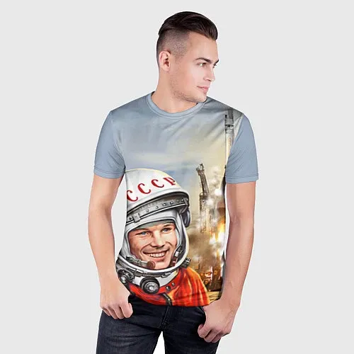 Мужские футболки Юрий Гагарин