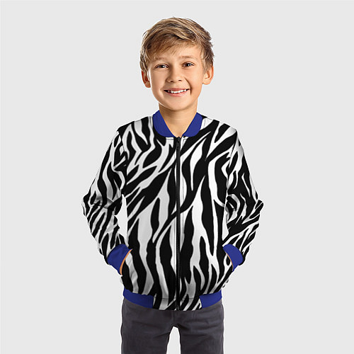Детские куртки-бомберы с зебрами