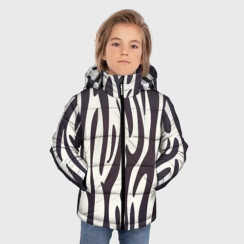 Детские куртки с капюшоном с зебрами